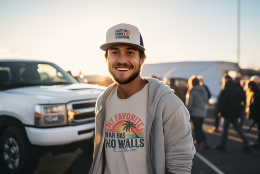 Faith Family Sandbar Trucker Hat
