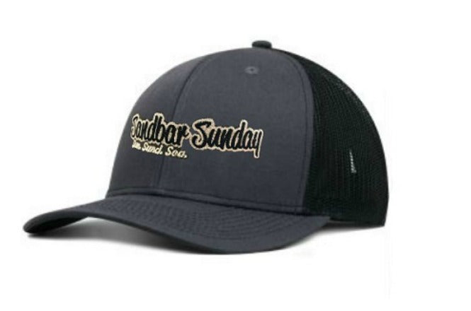 Pro Style Trucker Hat - Black and Gray