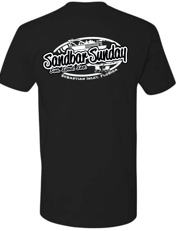 Sandbar Sunday Soft Cotton Tee with Sebastian Inlet