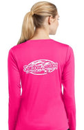Sandbar Sunday Sport-Tek Ladies Long Sleeve Competitor in Hot Pink