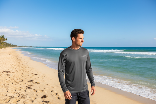 Long Sleeve Flag Competitor in Iron Gray