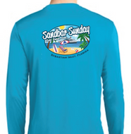 Youth Unisex Long Sleeve Competitor in Atomic Blue