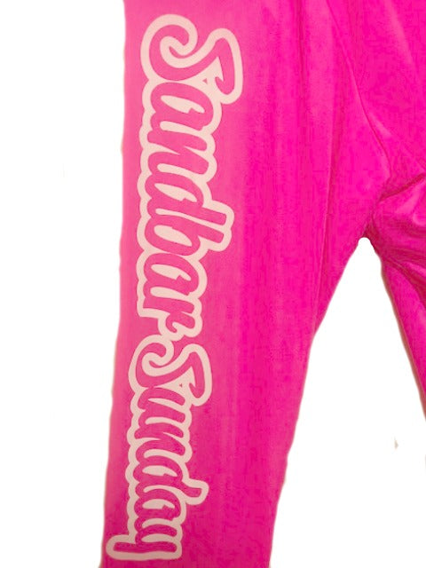 Long Sleeve Sun Shirt in Neon Pink