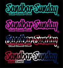 Sandbar Sunday Die Cut Vinyl Decal