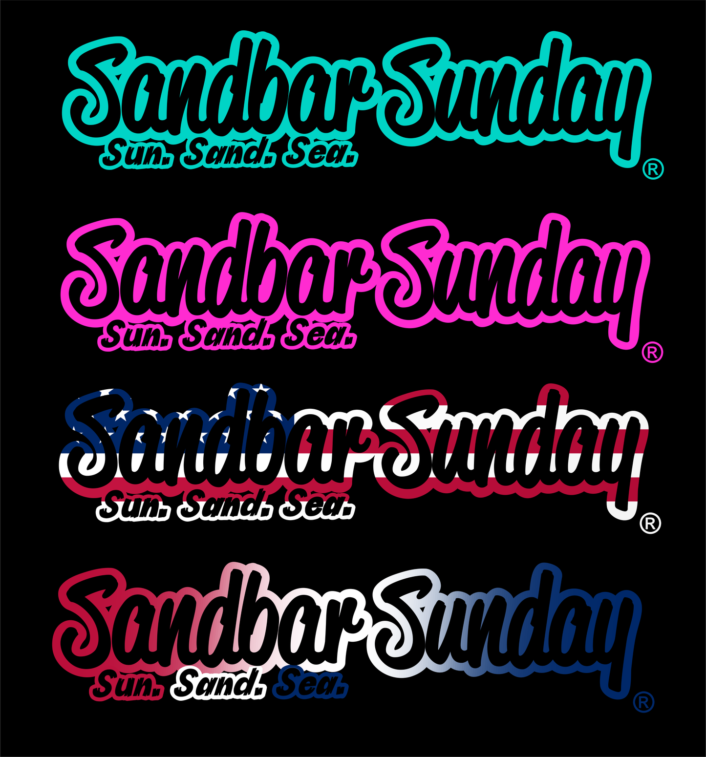 Sandbar Sunday®️ Die Cut Vinyl Decal