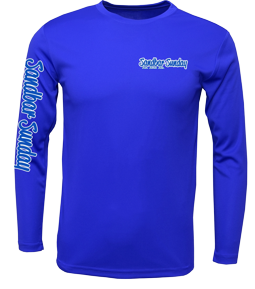 Flag Sun Shirt in Royal Blue