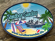 Sandbar Sunday Logo Vinyl Sticker
