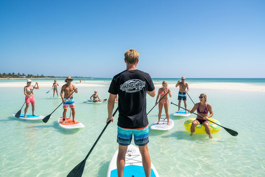 Sandbar Sunday Soft Cotton Tee with Sebastian Inlet