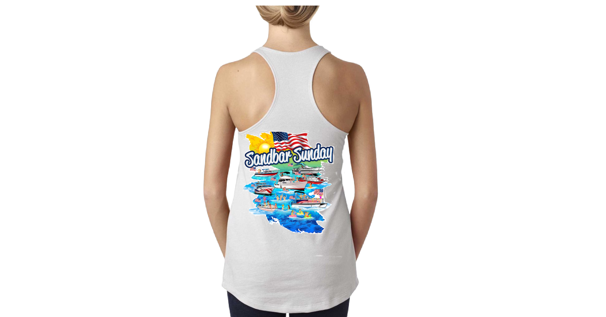 Sandbar Party Racerback Tank