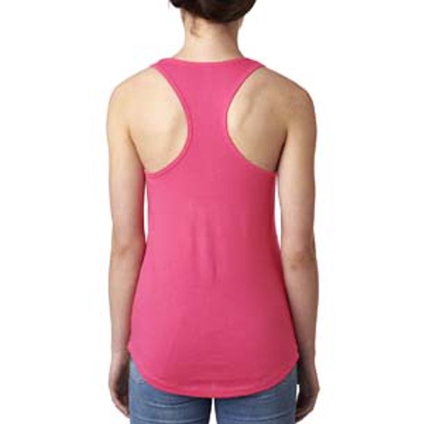 Sandbar Sunday Racerback Tank-Hot Pink