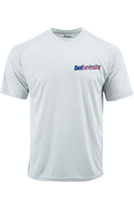 Adult Stars and Stripes Performance Shirt with Sebastian Inlet - Short Sleeve